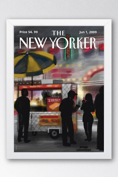 Saturn Pictură înrămată The New Yorker 1 iunie 2009 - Pictură de vânzător de ...