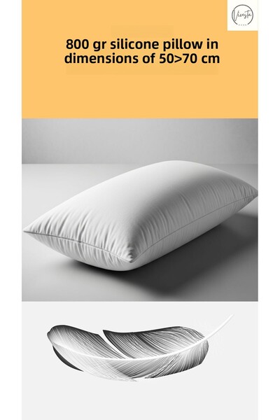 Vivesta Home Μαξιλάρι σιλικόνης 800 γραμμαρίων – Ορθοπεδικό, μαλακό και άνετο...