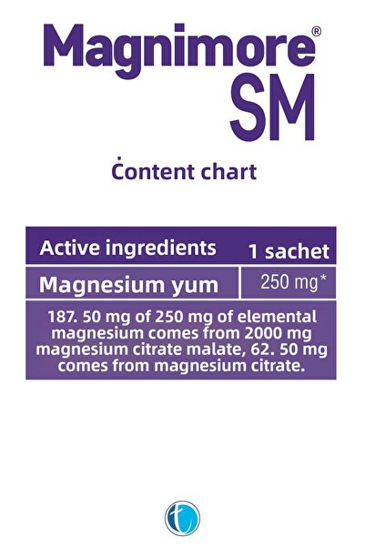 Magnimore Sm Magnesium 30 Sachets Citrate Malate