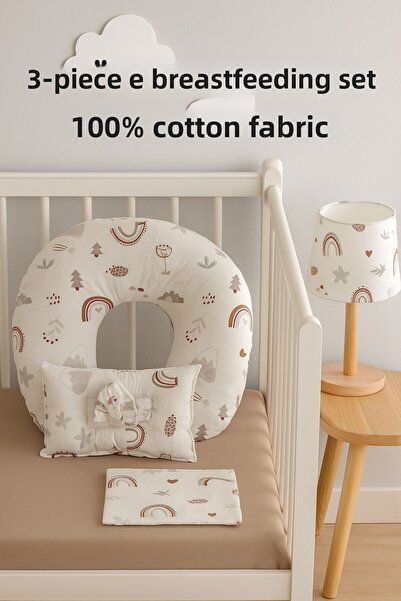 Findlay Baby مجموعة الرضاعة الطبيعية مكونة من 3 قطع، قوس قزح جديد، معتمدة من ...
