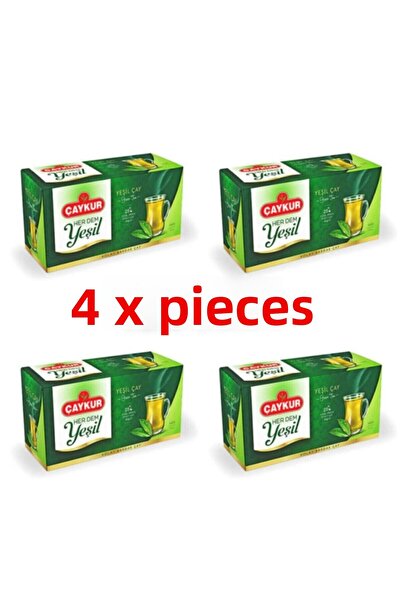 Çaykur Green Tea Cup - 4-Piece Bag, Set of 25