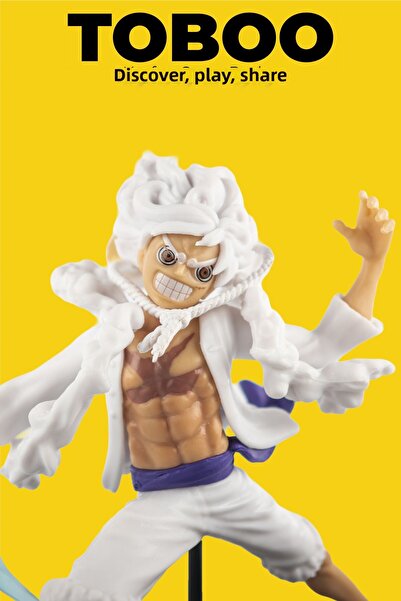 shop مجسم شخصية ون بيس مونكي دي لوفي جير 5 - مجسم شخصية تشيبى لوفي بي لايتنين...