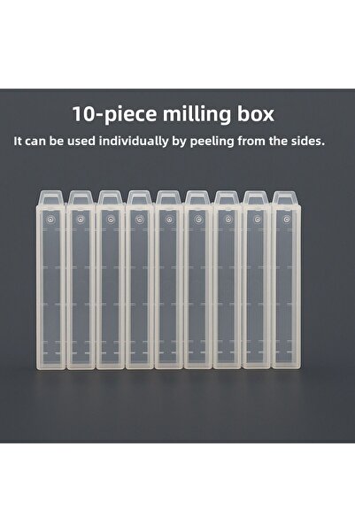 Rulia Professional Rulia 10-Piece Milling Box – Single Detachable, Hygienic and Practical Storage