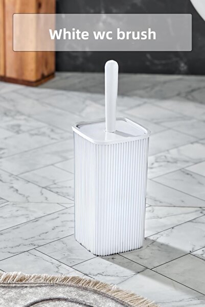 EWs Wc Brush & Toilet Brush White 2 Pieces