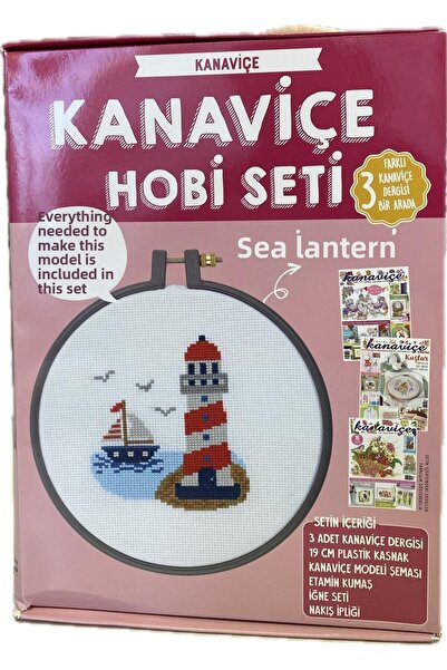 balım hobi evi Jurnal de cusături în cruce 3 numere diferite și kit de broder...