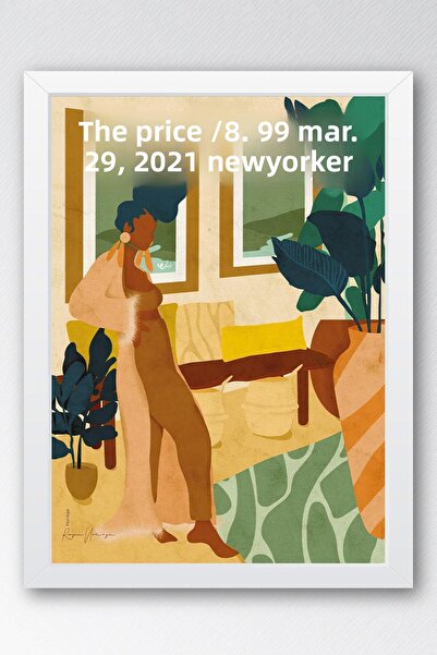 Saturn Pictură înrămată The New Yorker 29 martie 2021 - Pictură în stil casnic