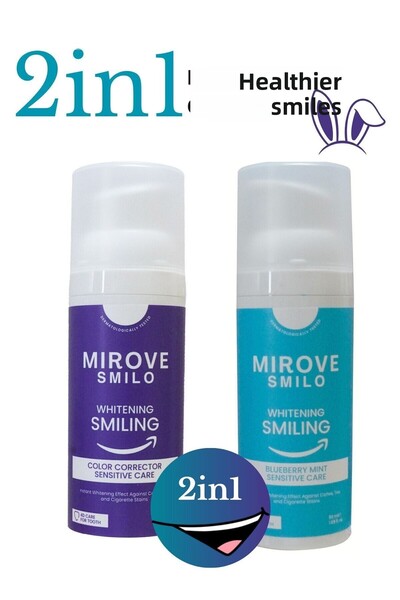 mırove حزمة الفرصة لجل الأسنان بالتوت الأزرق والأرجواني