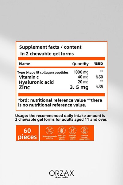 DAY2DAY Collagen Beauty Gummies 60 Chewable Gel Forms