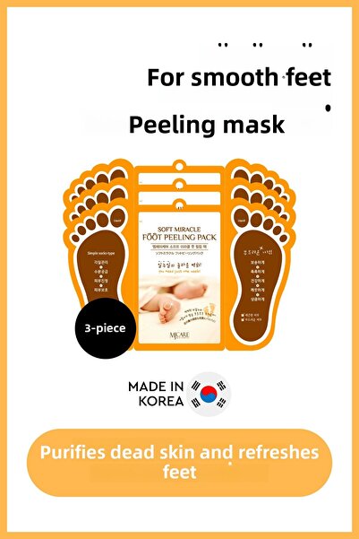 Mjcare Miracle Foot Peeling Pack - Sock Type Foot Peeling Mask 3-Pack