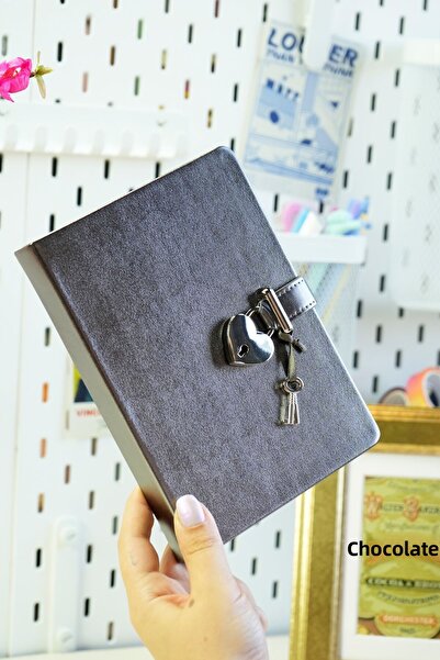 Victoria's Journals Diary with Lock, Notebook-Metallic- Boxed 13X18 Cm. Hush
