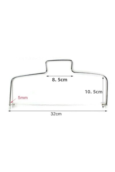 TT Tahtakale Toptancıları Stainless Cake Cut Saw 32 Cm