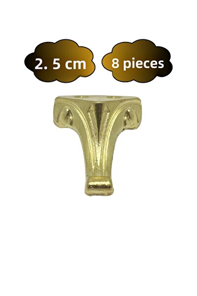 DSYapıAksesuar Picior din metal la modă pentru mobilier și cutie cadou (2,5 c...