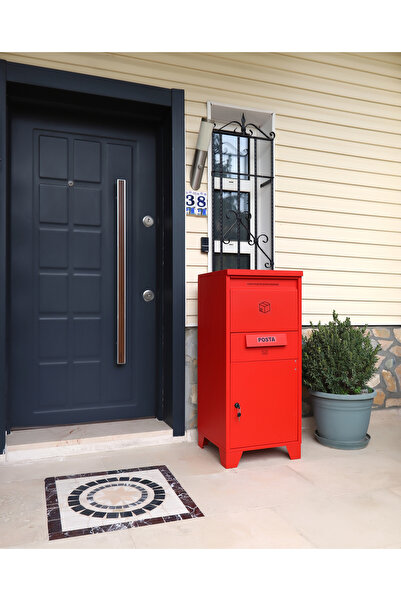 Genel Markalar XL KARGO VE POSTA TESLİM DOLABI (KIRMIZI)