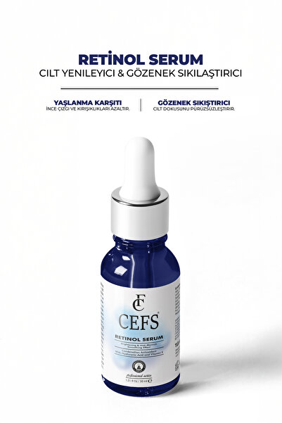 cefs Kırışıklık Karşıtı, Onarıcı Retinol (a Vitamini) Gece Serumu 30 Ml (1% R...