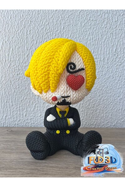 Fud3D دمية سانجي بمظهر محبوك، فينسموك سانجي بطول 19 سم مع رأس متحرك، من سلسلة...