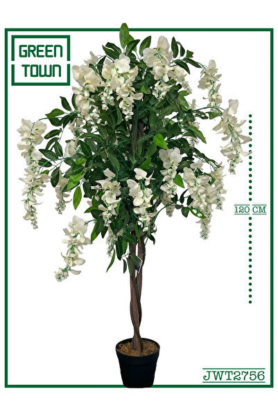 GREEN TOWN اشجار الوستيريا الخضراء الصناعية -120cm