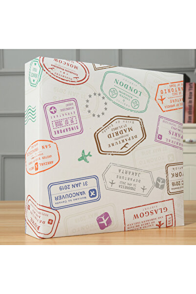 fun zone ألبوم صور ريترو 200 جيب للصور مقاس 6 بوصات ألبوم صور محمول للعائلة و...