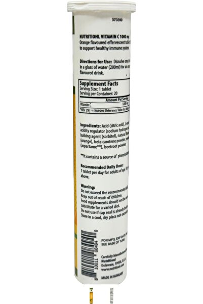 Nutritional التغذية فيتامين سي 1000 ملغ