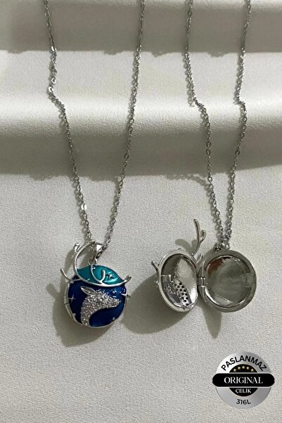 Deer Model Pendant with Openable Cover