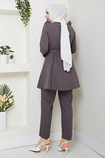 modapark.ist Women's Ruffle Detailed Trousers Suit