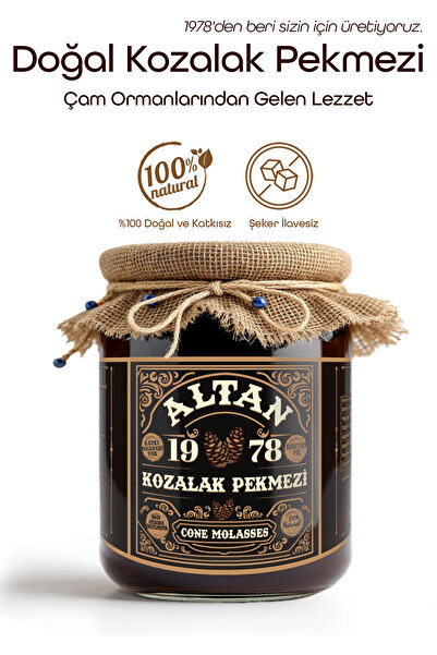 Altan Ev Yapımı Organik Çam Kozalak Pekmezi 530 gr