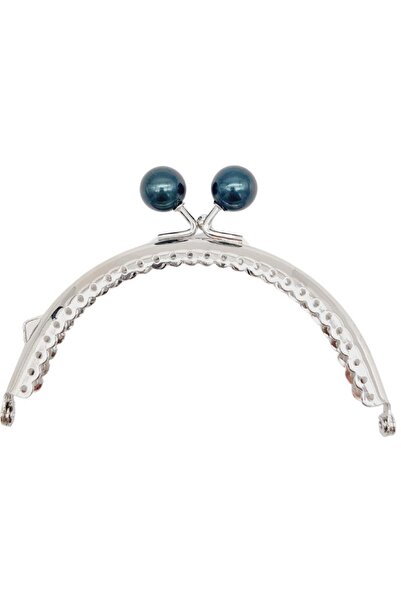 angel çanta aksesuar Accesoriu geantă Angel - 10,5 cm metal argintiu, bleumar...