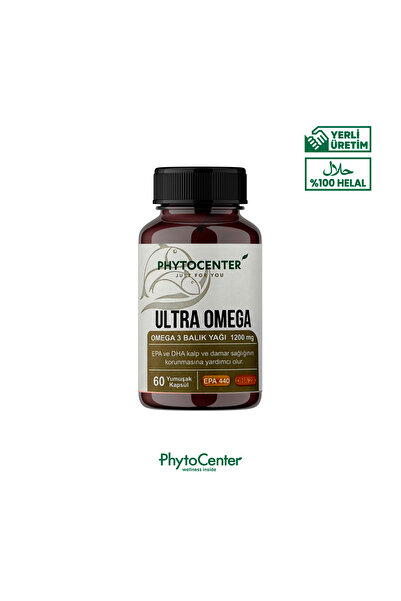 PHYTOCENTER Ultra Omega Omega-3 Balık Yağı Kapsül ( Epa 440 , Dha 290 )