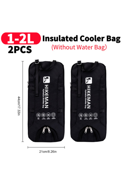 Choice 2PCS 1-2L Hydration Bladder Insulation Sleeve for 1-2L & 2-3L Water Bladder Water Resistant Protecti