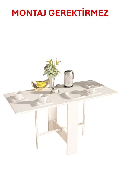 Ege Mobilya Katlanır Mutfak Masası Pratik Balkon Masası