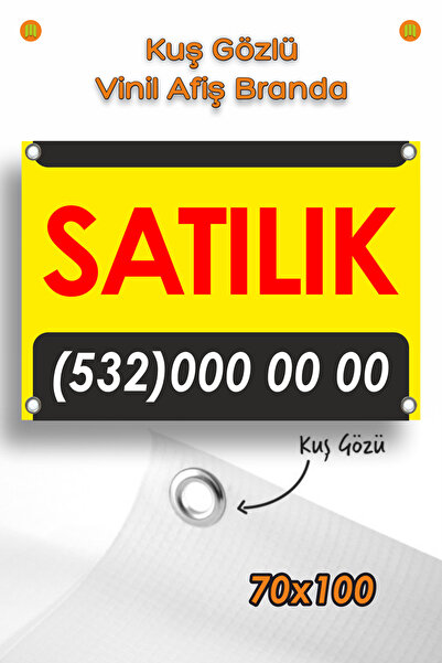 MDesign SATILIK - Avrupa Vinil Branda - Afiş- Pankart 70x100cm