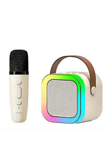 Fineblue Kareoke Speaker W01 Kareoke Ses Bombası Karaoke Seti Bluetooth Hoper...