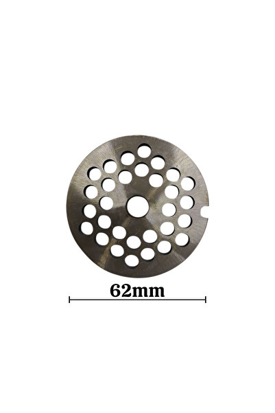 Russet 62mm No 8 Kıyma Makinesi Aynası 6 mm (Tek Çentikli) Çap 6,2 cm