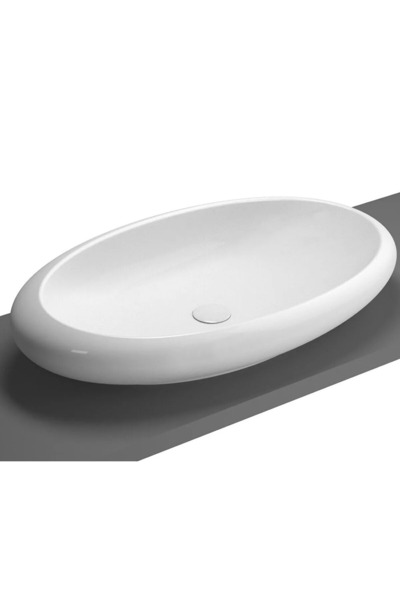 VitrA İstanbul Oval Çanak Lavabo, 85 cm, Clean, 4446B403-0016