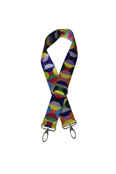 DAPHNE HOME DESİGN Polyester Kolon Ayarlanabilir Çanta Sapı - Telefon Askısı (120 CM) / YÜN KAZAK DESEN