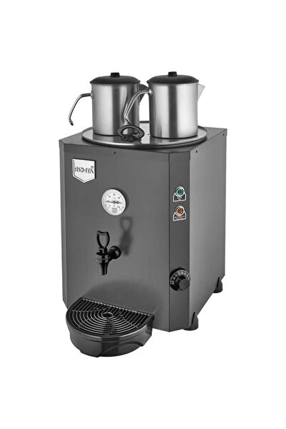 Remta Jumbo 23 Litre İki Demlikli Çay Kazanı Makinesi - Siyah