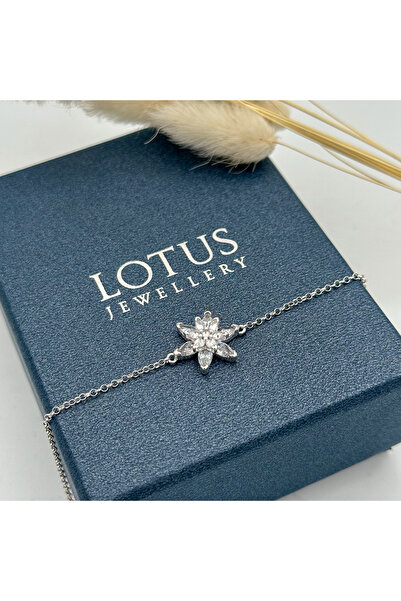 LOTUS JW Lotus Çiçeği Gümüş Bileklik | 925 Ayar Gümüş Bileklik