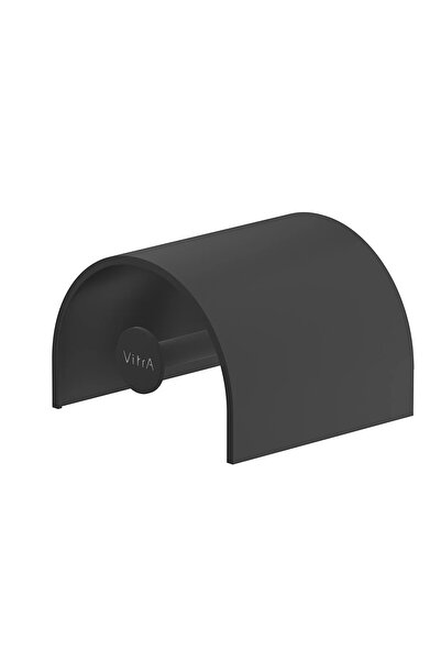 VitrA Tuvalet Kağıtlığı, Origin, Kapaklı, Mat Siyah, A4488836