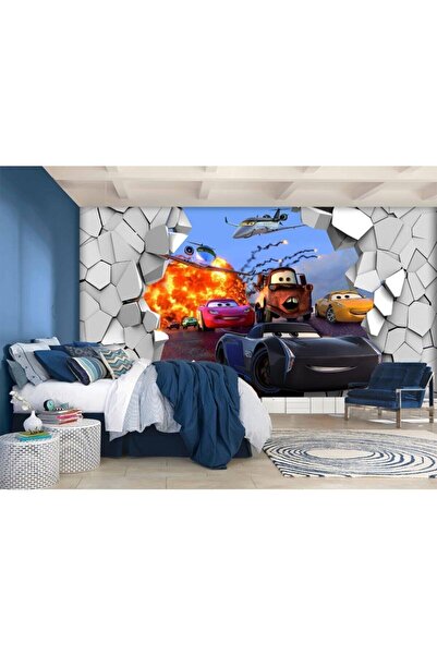 Özen Duvar Kağıtları Şimşek Mcqueen Duvar Kağıdı 12