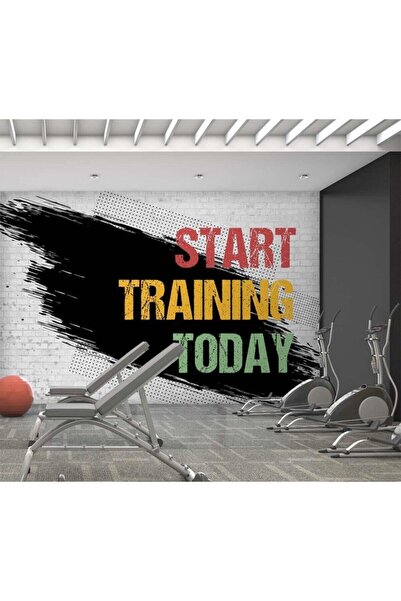 Özen Duvar Kağıtları Spor - Fitness Salonu Özel Tasarım Duvar Kağıdı