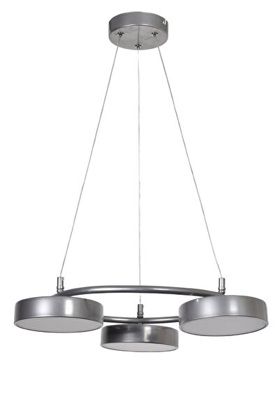 Modavize Parla Modern Salon Yatak Odası Giyinme Odası Mutfak Beyaz Işık Ledli Renk 3 lü Led Avize