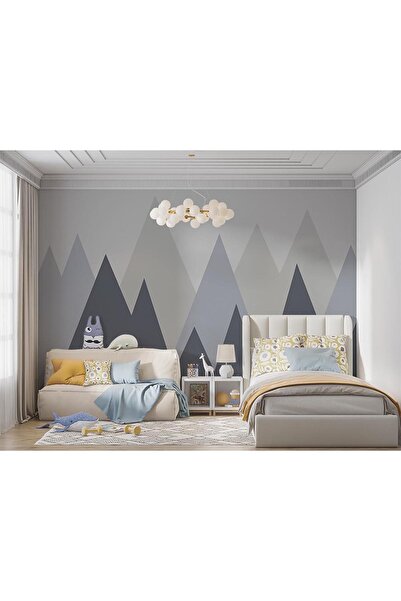 Özen Duvar Kağıtları Çocuk Odası Dağlar Duvar Kağıdı , Bebek odası Duvar Kağıdı