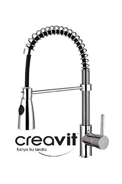 Creavit MF9910L Spiralli Endüstriyel Mutfak Evye Armatürü *SÜPER KALİTE*