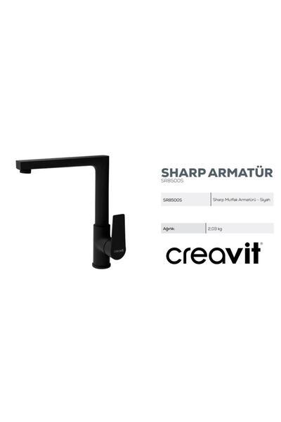 Creavit Sr8500S Sharp Sink Kitchen Faucet Matte Black