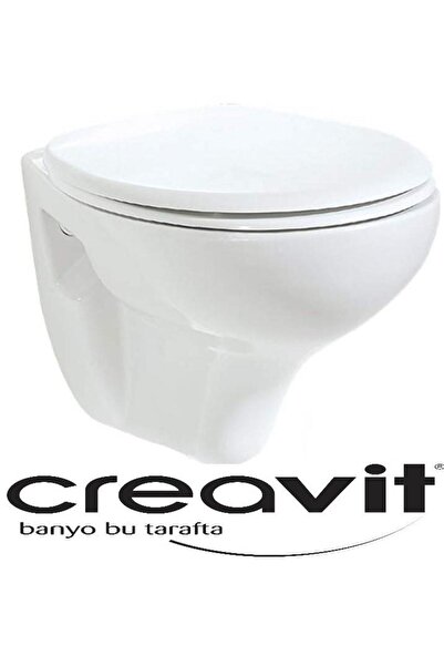 Creavit TP320 Asma Klozet Kapak plastik Menteşeli KC3000