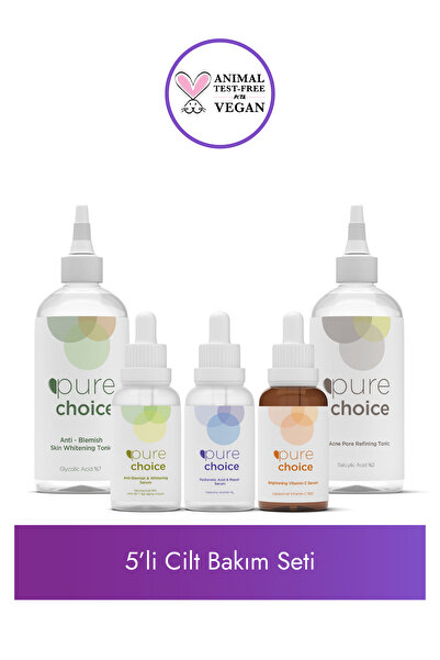 Pure Choice 5'li Cilt Bakım Seti