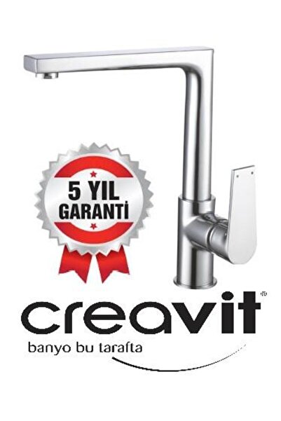Creavit Sr8500 Sharp Evye Mutfak Bataryası Krom
