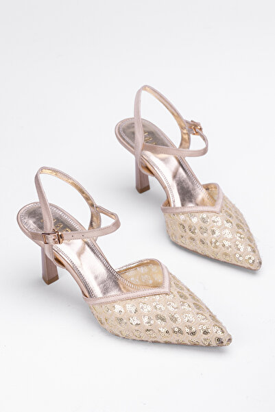 Tasarım Сім-оброблені блискучі вечірні туфлі