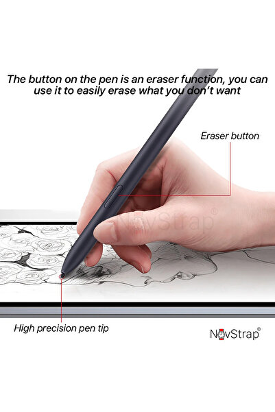 NovStrap Tablet Kalemi S Pen Stylus Samsung Galaxy Tab S10 S9 S8 S7 Fe Ultra Plus S6 Lite Ile Uyumlu Spen
