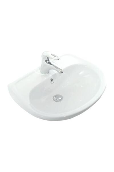 Creavit Oval Lavabo 40X50 Cm Beyaz Batarya Delikli Lavabo