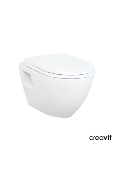 Creavit TP325 ASMA KLOZET + YENİ SLİM YAVAŞ KAPANIR KAPAK